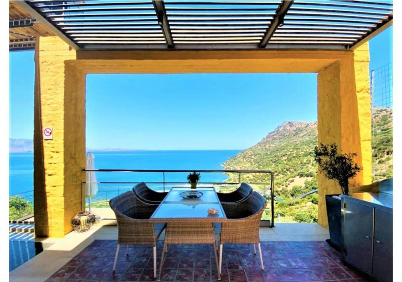 Beachfront Ravdoucha Epavlis Eleni Villa - Pool, Hot Tub, Gym, Sauna, Private Parking, Wifi Chania  Екстер'єр фото