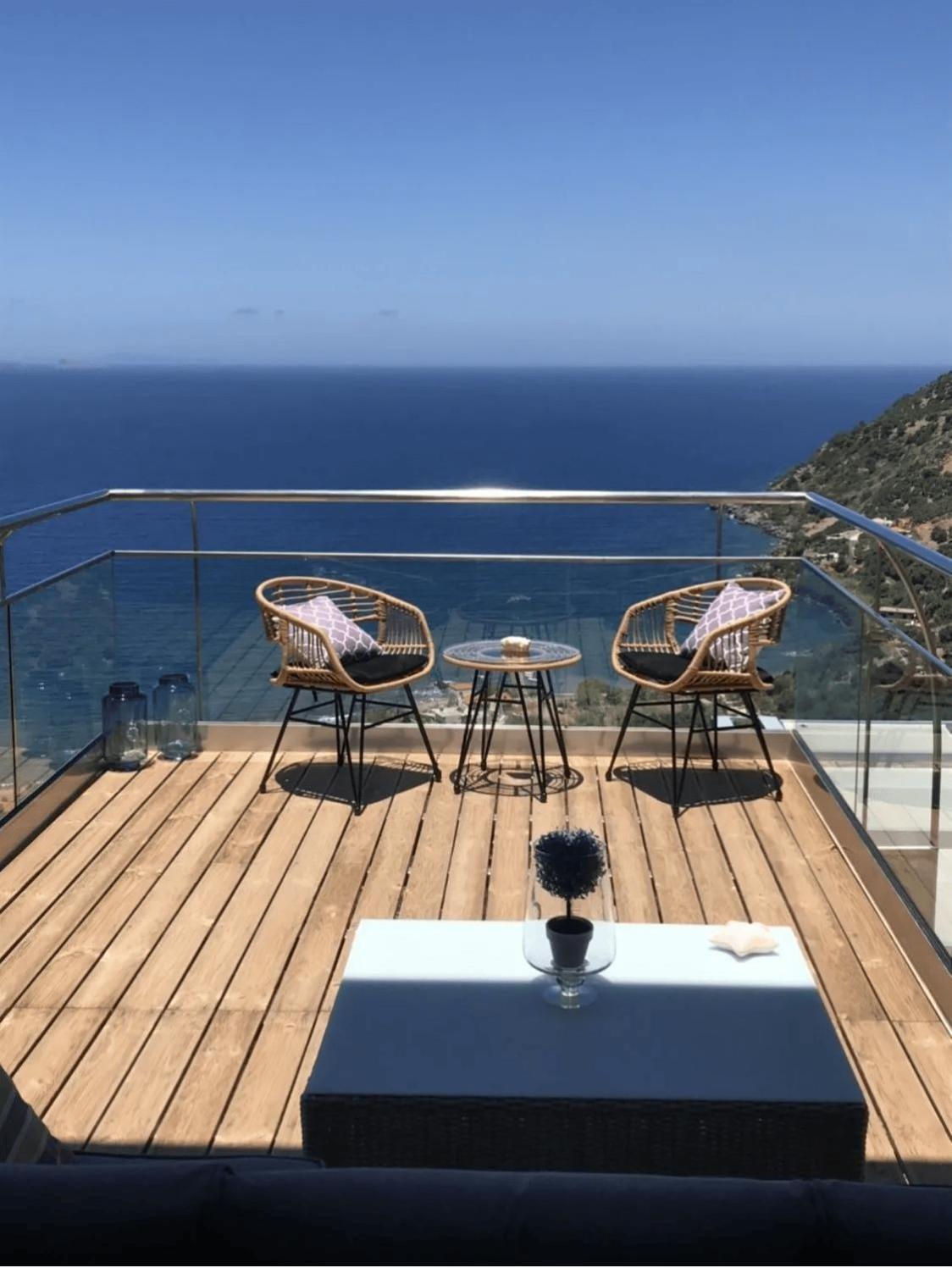 Beachfront Ravdoucha Epavlis Eleni Villa - Pool, Hot Tub, Gym, Sauna, Private Parking, Wifi Chania  Екстер'єр фото